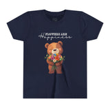 Kids "Flowers are Happiness" URSA Short Sleeve Tee