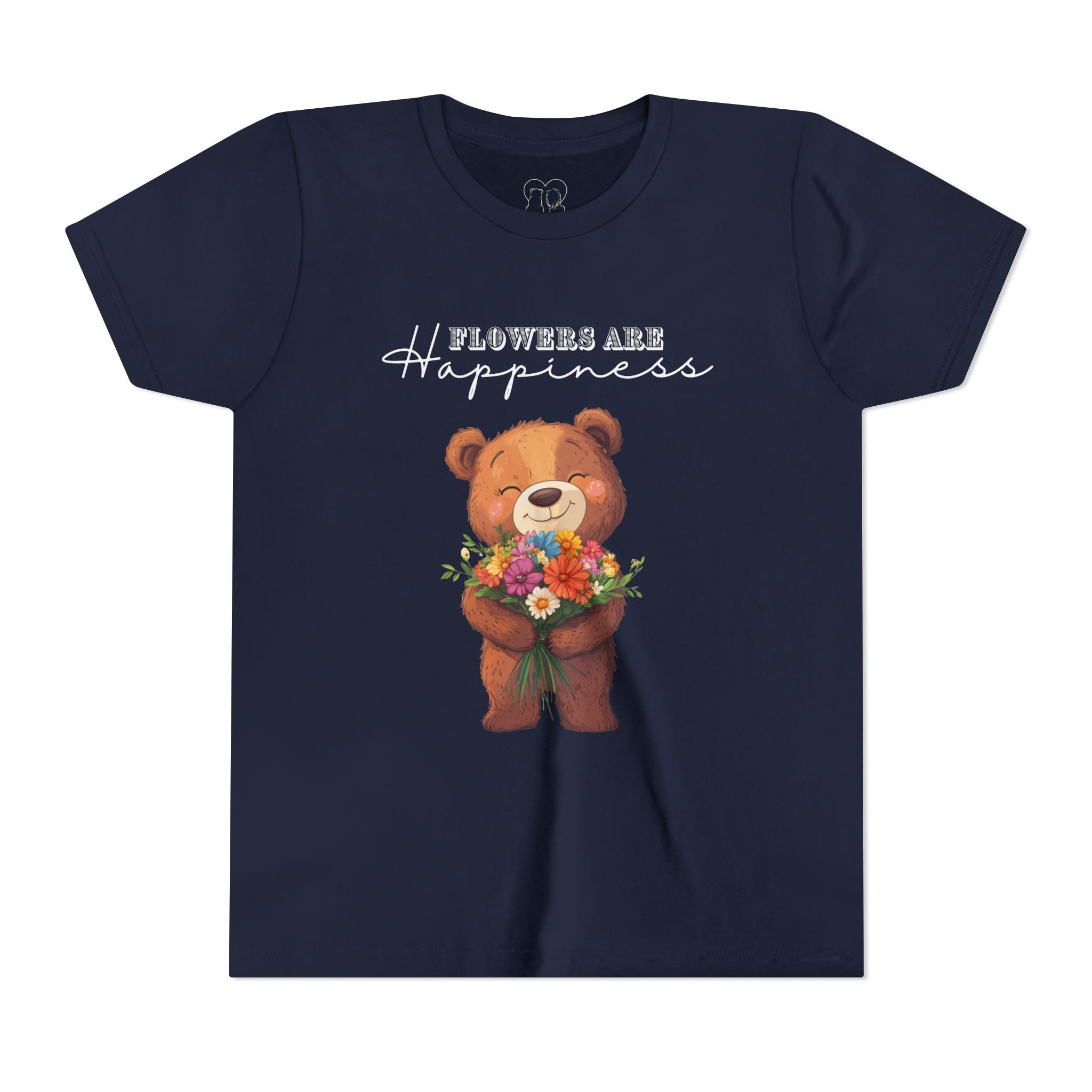 Kids "Flowers are Happiness" URSA Short Sleeve Tee