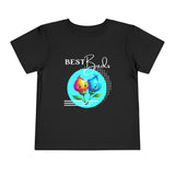 Toddler "Best Buds" Deco Teal Short Sleeve Tee