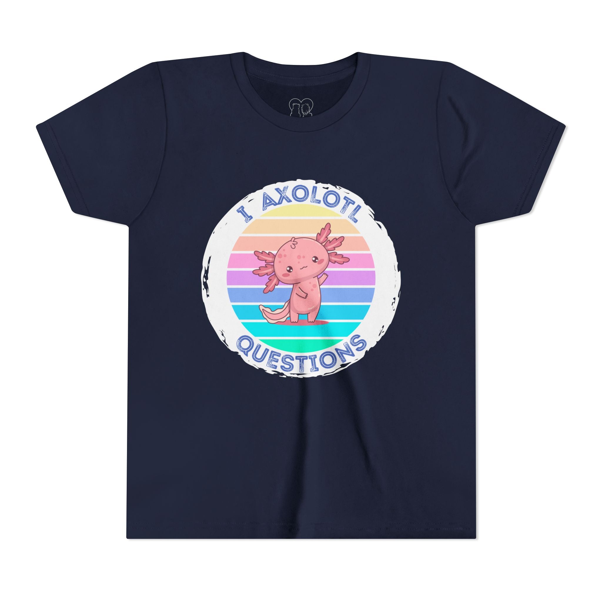 "Axolotl Questions" Kids Short Sleeve Tee