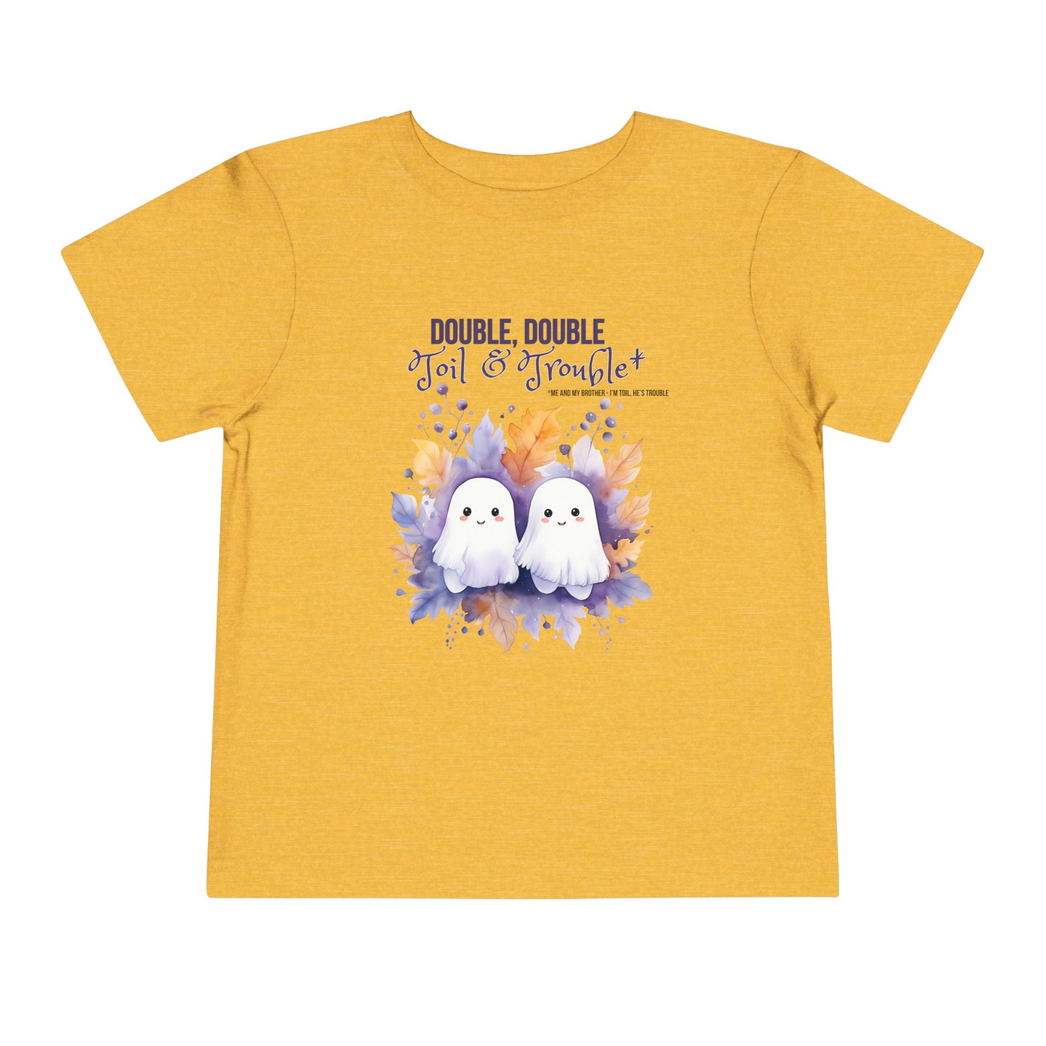 Toddler "Toil & Trouble" Brother Sibling Short Sleeve Tee