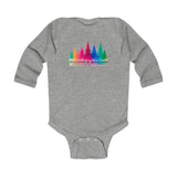 Bold "Merry & Bright" Baby Long Sleeve Bodysuit