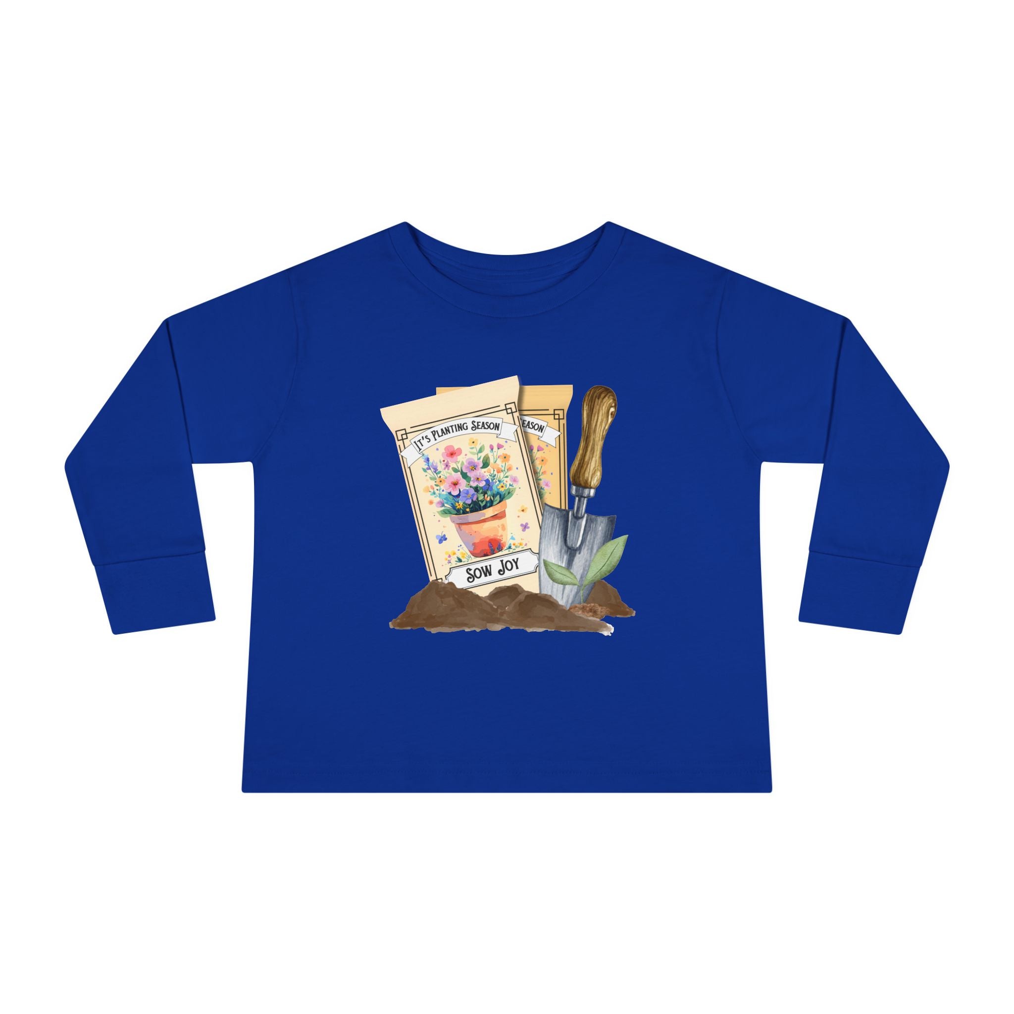 Toddler "Sow Joy" Seed Packet Long Sleeve Tee
