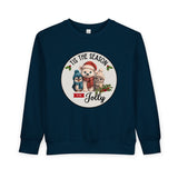 "Tis The Season to be Jolly" Toddler Cozy Sweatshirt