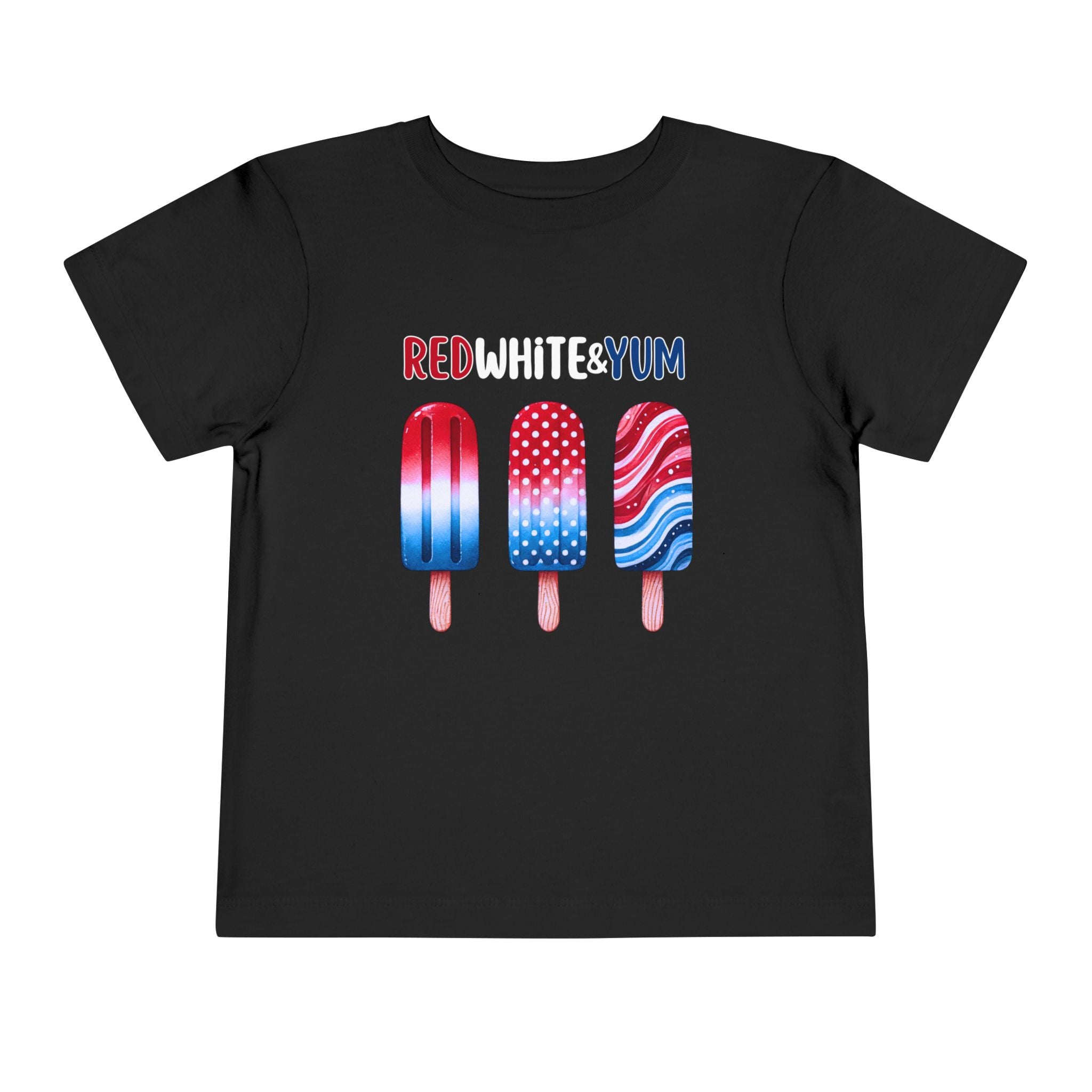 Toddler "Red White & Yum" Short Sleeve Tee