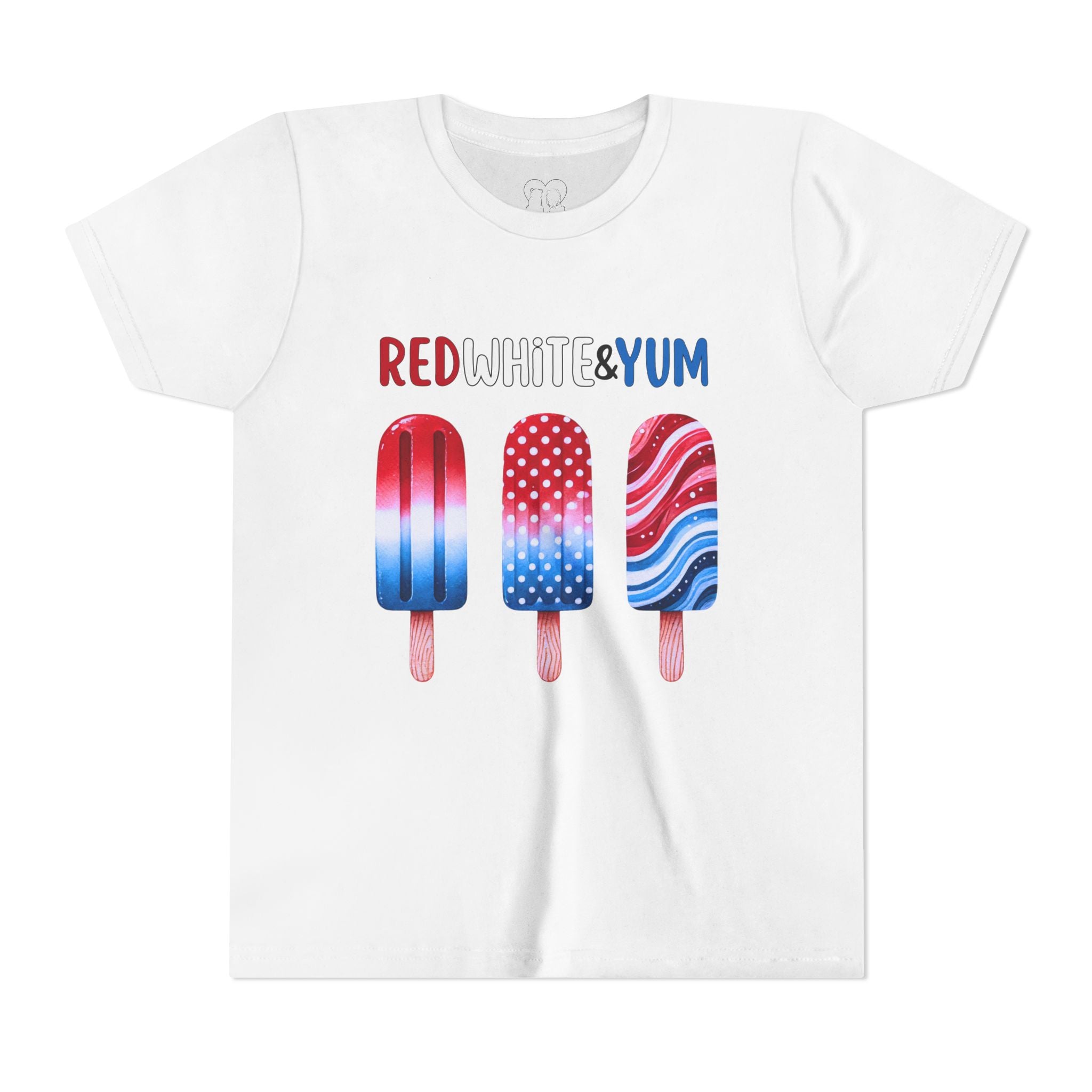 Kids "Red White & Yum" Short Sleeve Tee