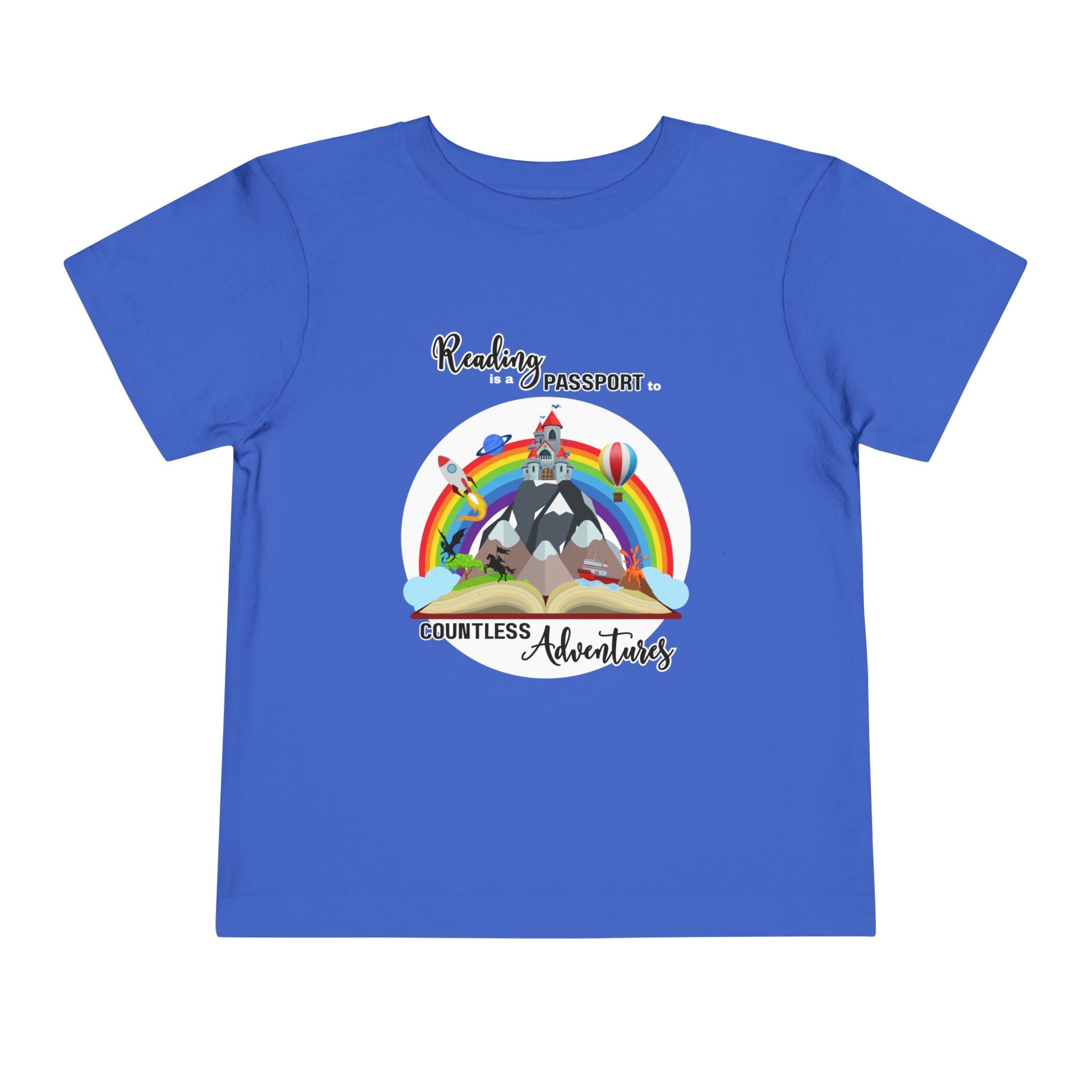 Toddler "Reading is a Passport" Short Sleeve Tee