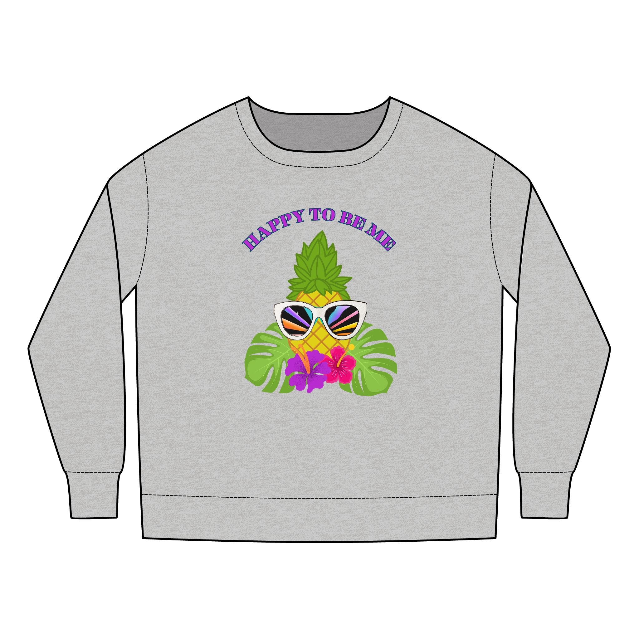 Toddler "Happy to be Me" Sweatshirt