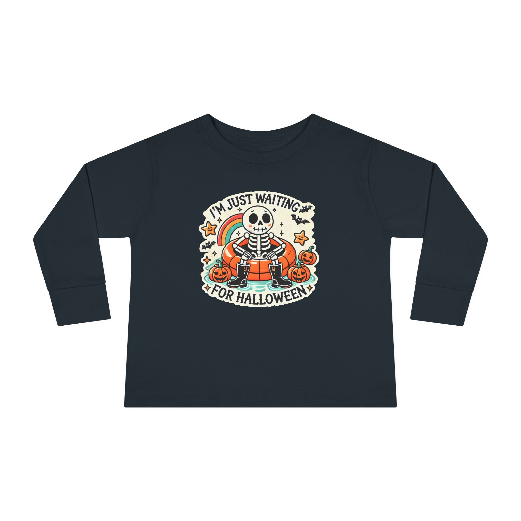 Toddler "Just Waiting" Long Sleeve Tee