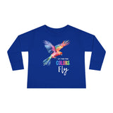 Toddler "True Colors" Long Sleeve Tee