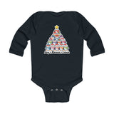 "Joy Peace Love" Baby Christmas Bodysuit - Soft Cotton Holiday Infant Clothing Long Sleeve