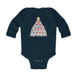 "Joy Peace Love" Baby Christmas Bodysuit - Soft Cotton Holiday Infant Clothing Long Sleeve