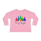Sassy "Merry + Bright" Toddler Long Sleeve Shirt
