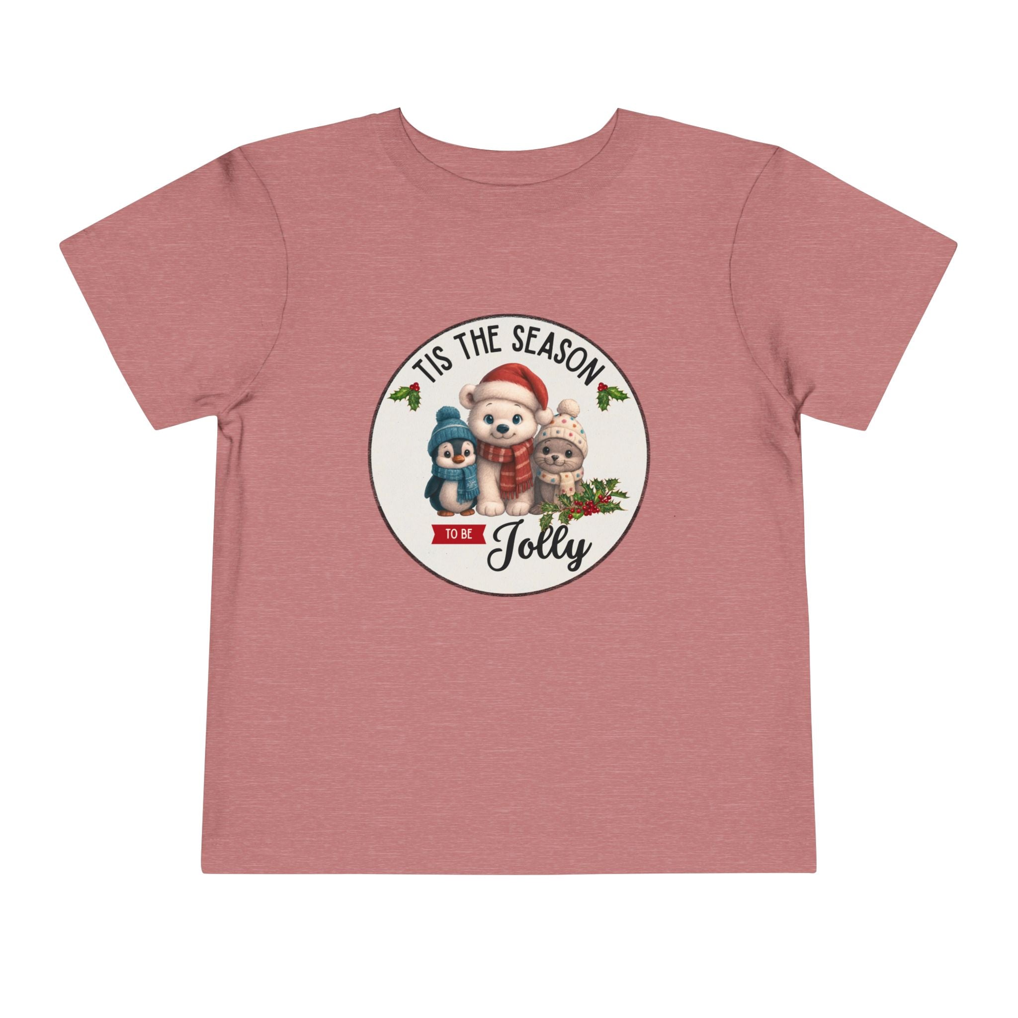 "Tis The Season to be Jolly" Toddler Short Sleeve Tee