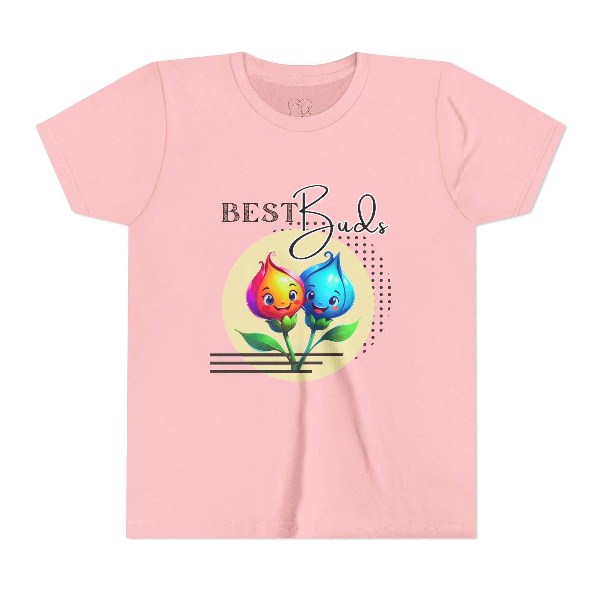 Kids "Best Buds" Deco Yellow Short Sleeve Tee