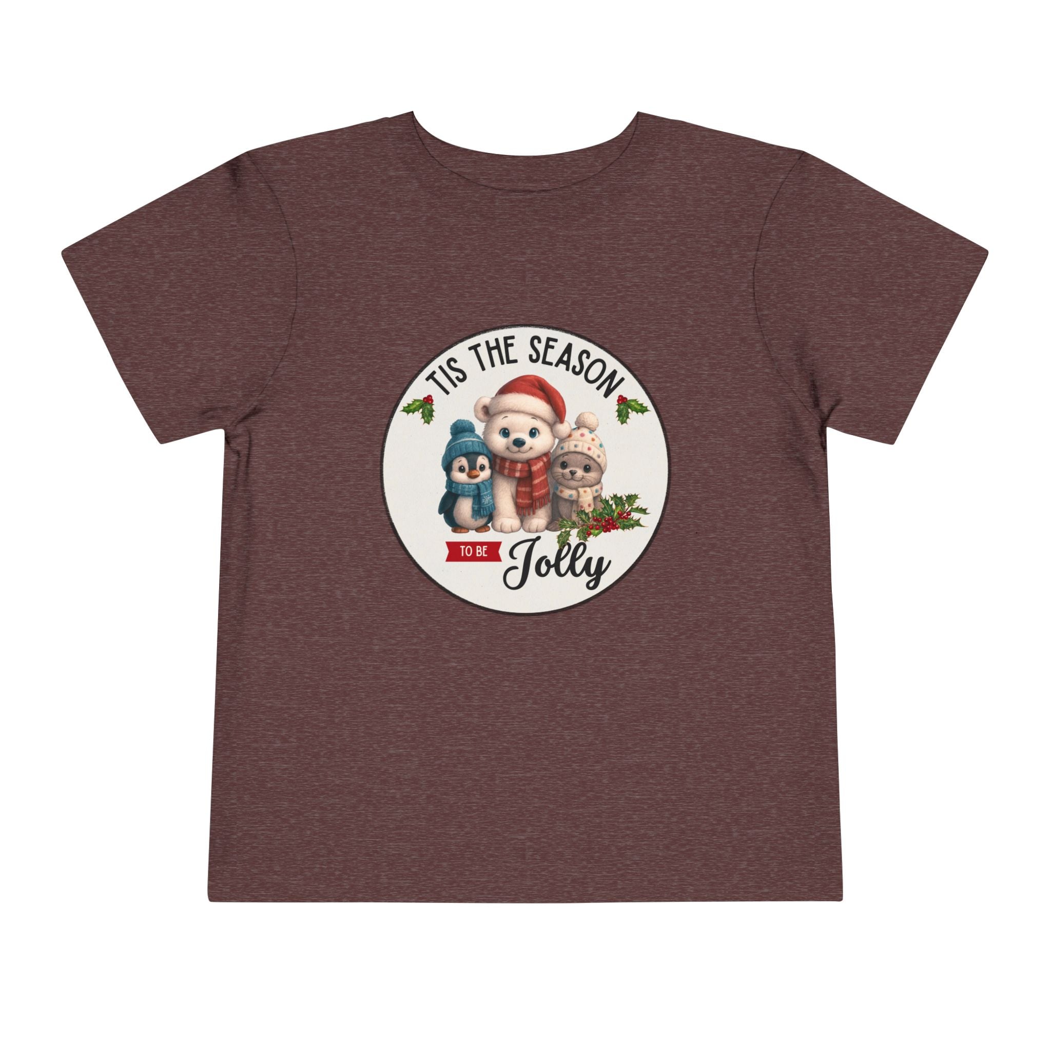 "Tis The Season to be Jolly" Toddler Short Sleeve Tee