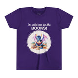 Kids "Here for the Books" Short Sleeve Tee