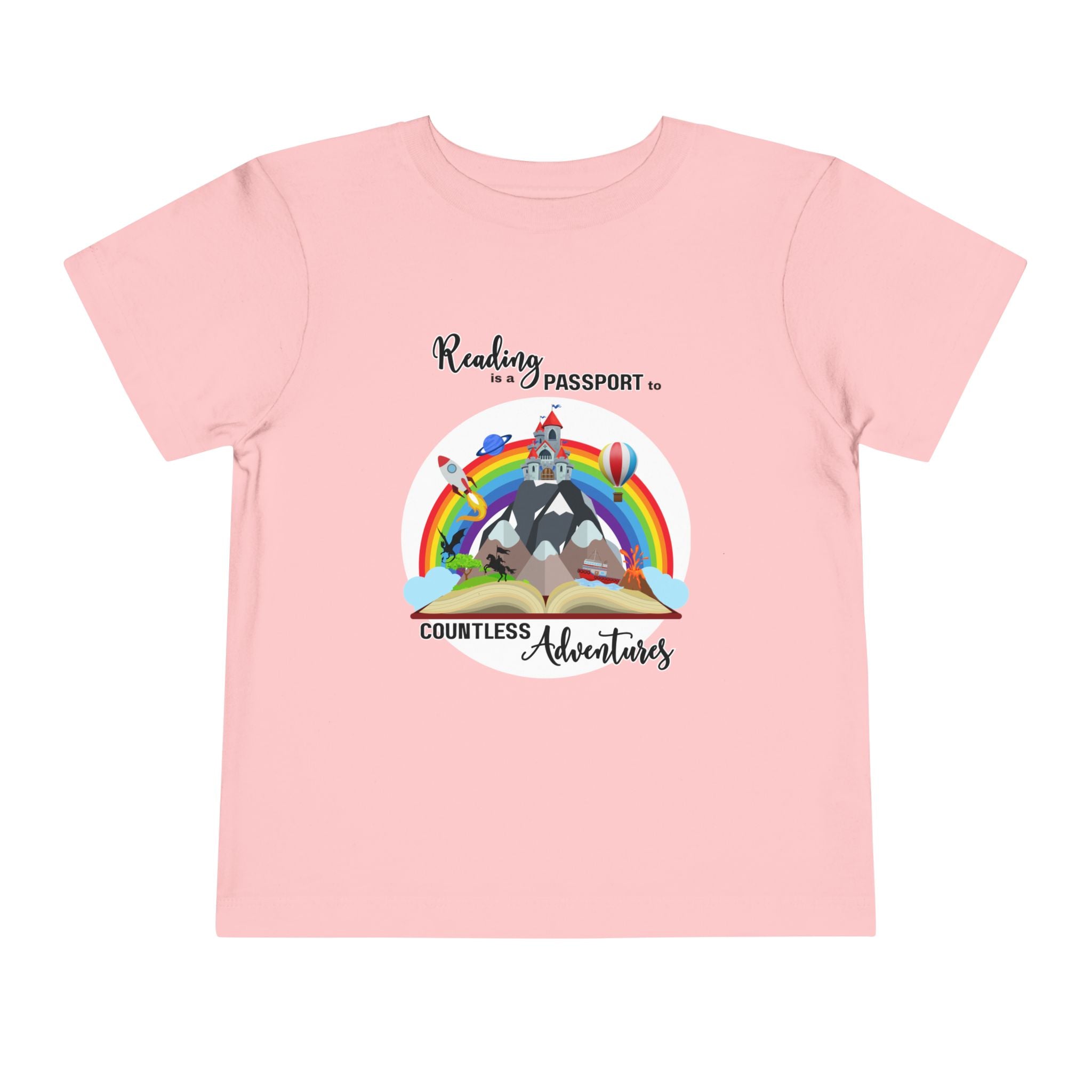 Toddler "Reading is a Passport" Short Sleeve Tee
