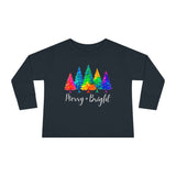Sassy "Merry + Bright" Toddler Long Sleeve Shirt