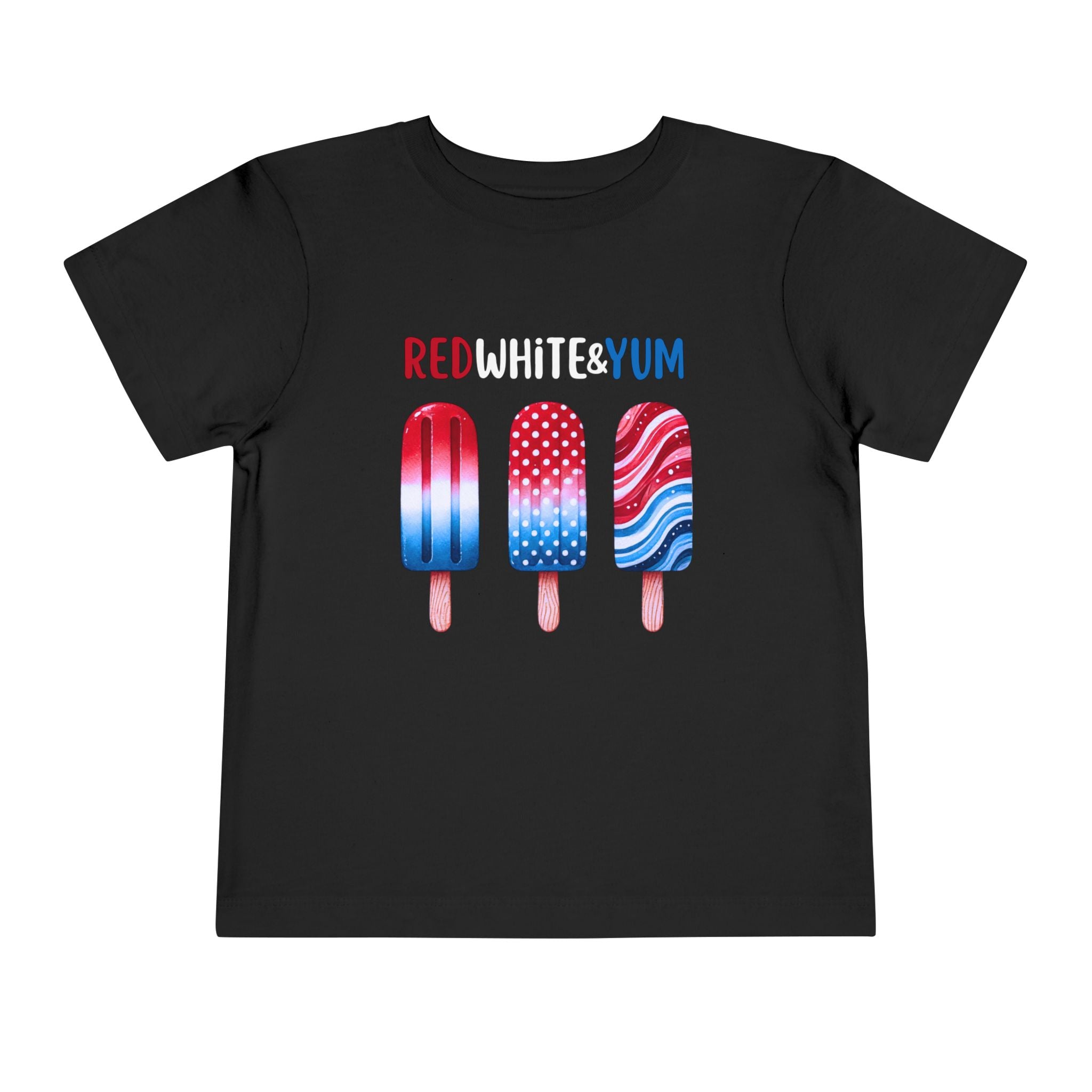 Toddler "Red White & Yum" Short Sleeve Tee