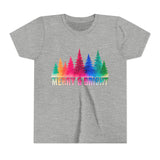 Bold "Merry & Bright" Kids Short Sleeve Tee