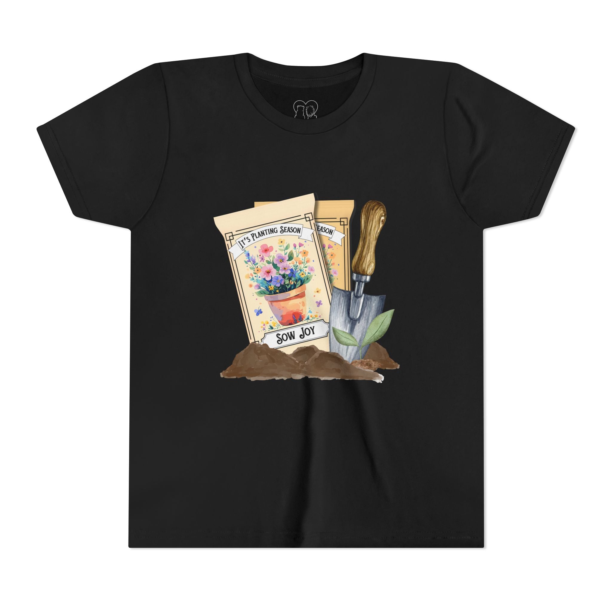 Kids "Sow Joy" Seed Packet Short Sleeve Tee