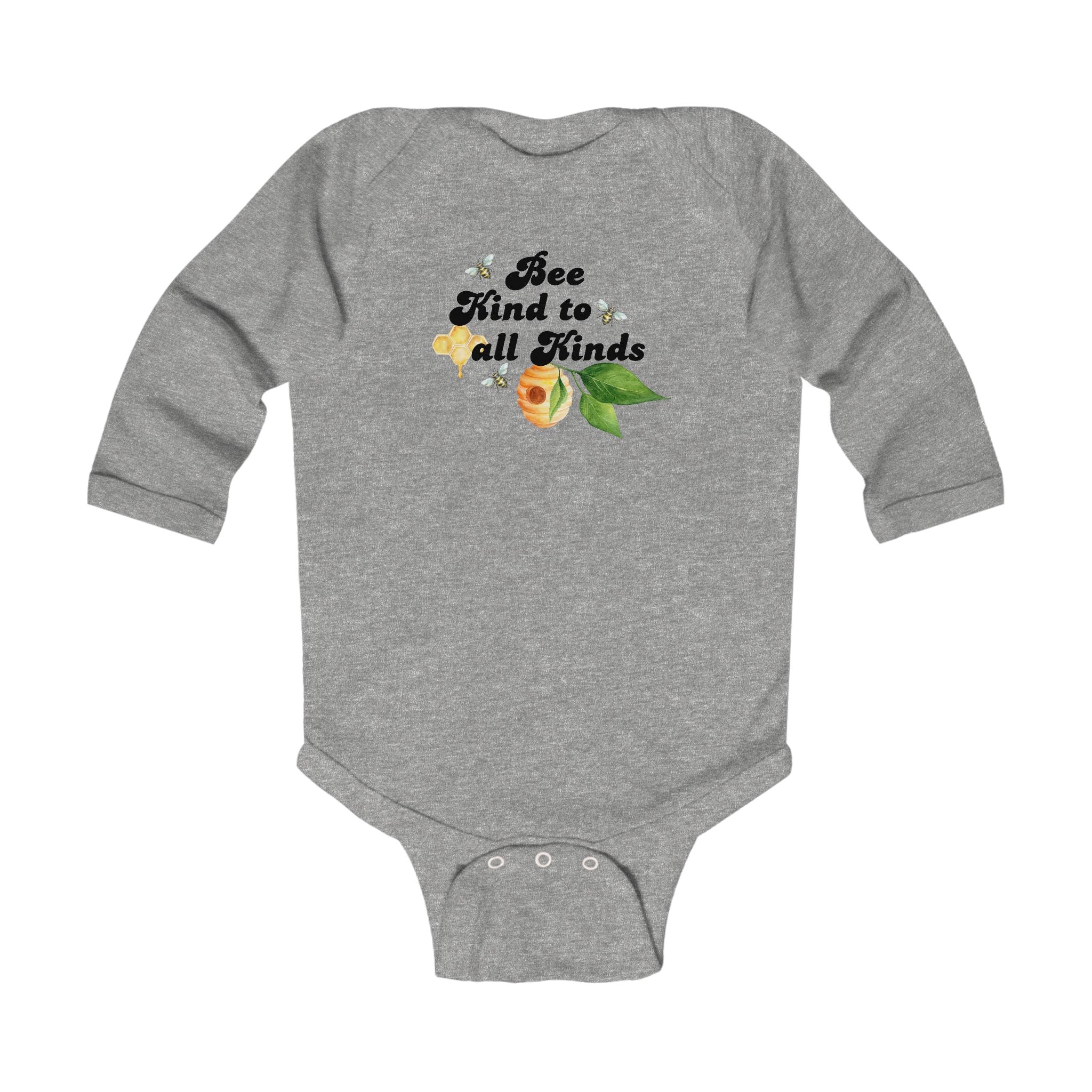 Baby "Bee Kind" Long Sleeve Bodysuit