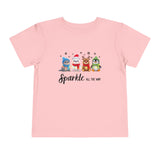 "Sparkle all the Way" Toddler Short Sleeve Tee