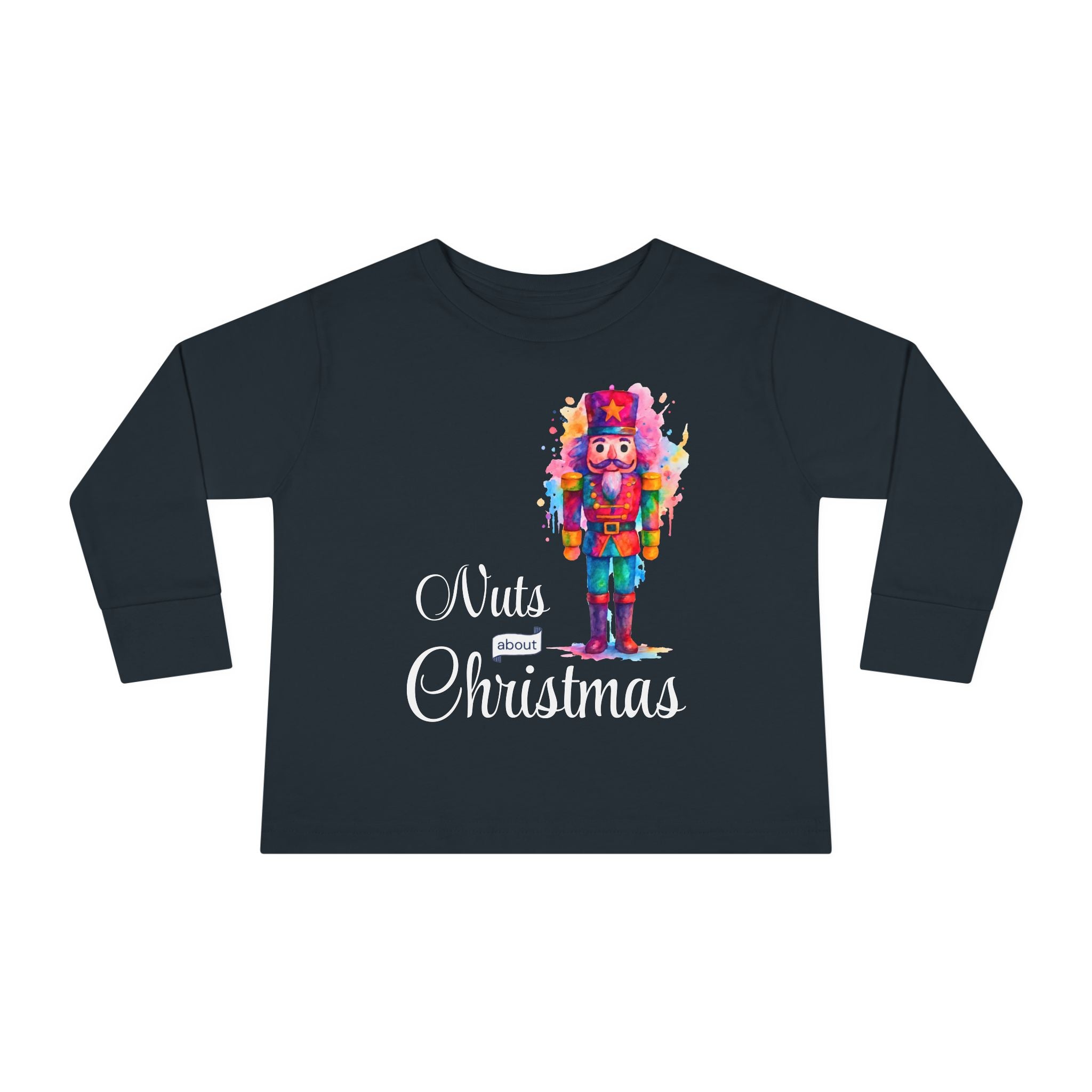 "Nuts about Christmas" Toddler Long Sleeve Tee