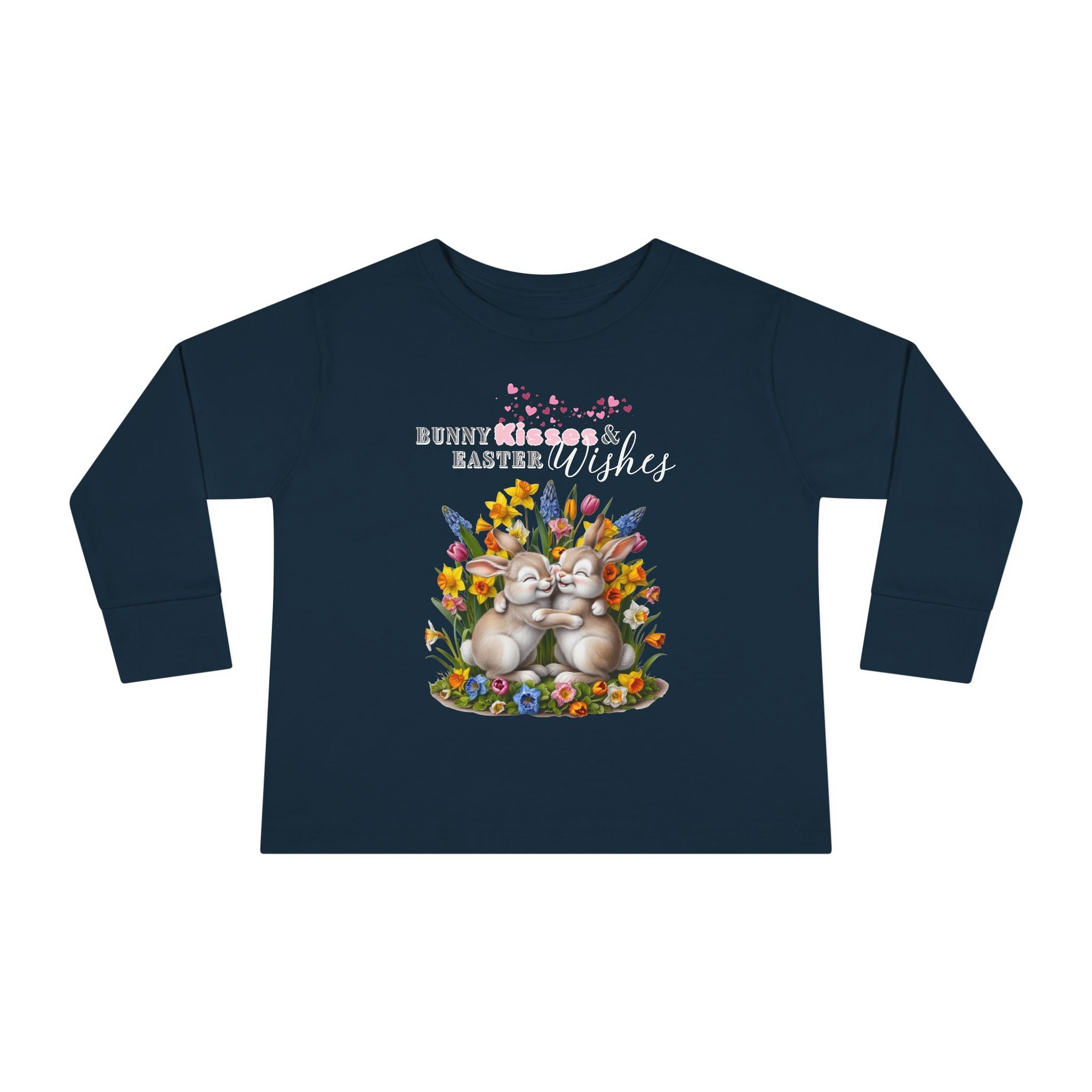 Toddler "Bunny Kisses" Long Sleeve Tee