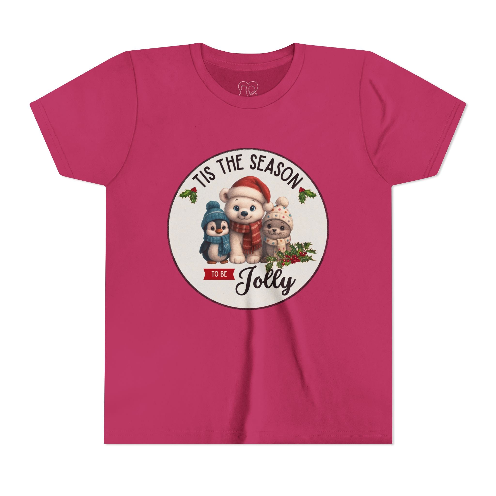 "Tis The Season to be Jolly" Kids Short Sleeve Tee
