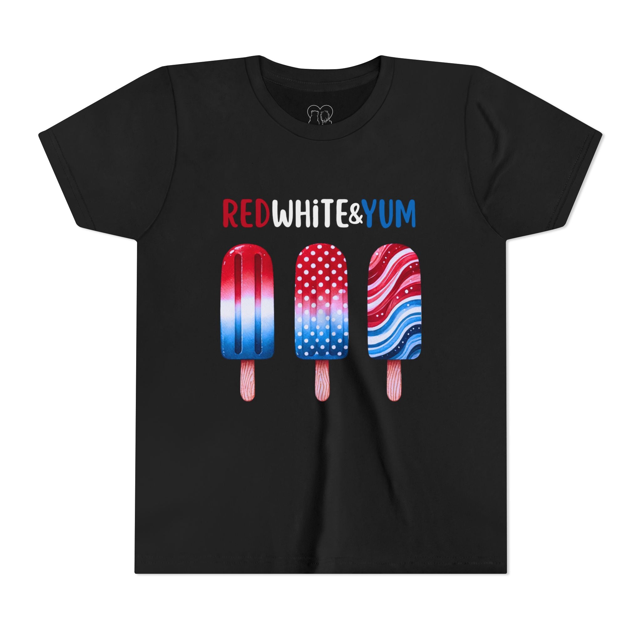 Kids "Red White & Yum" Short Sleeve Tee