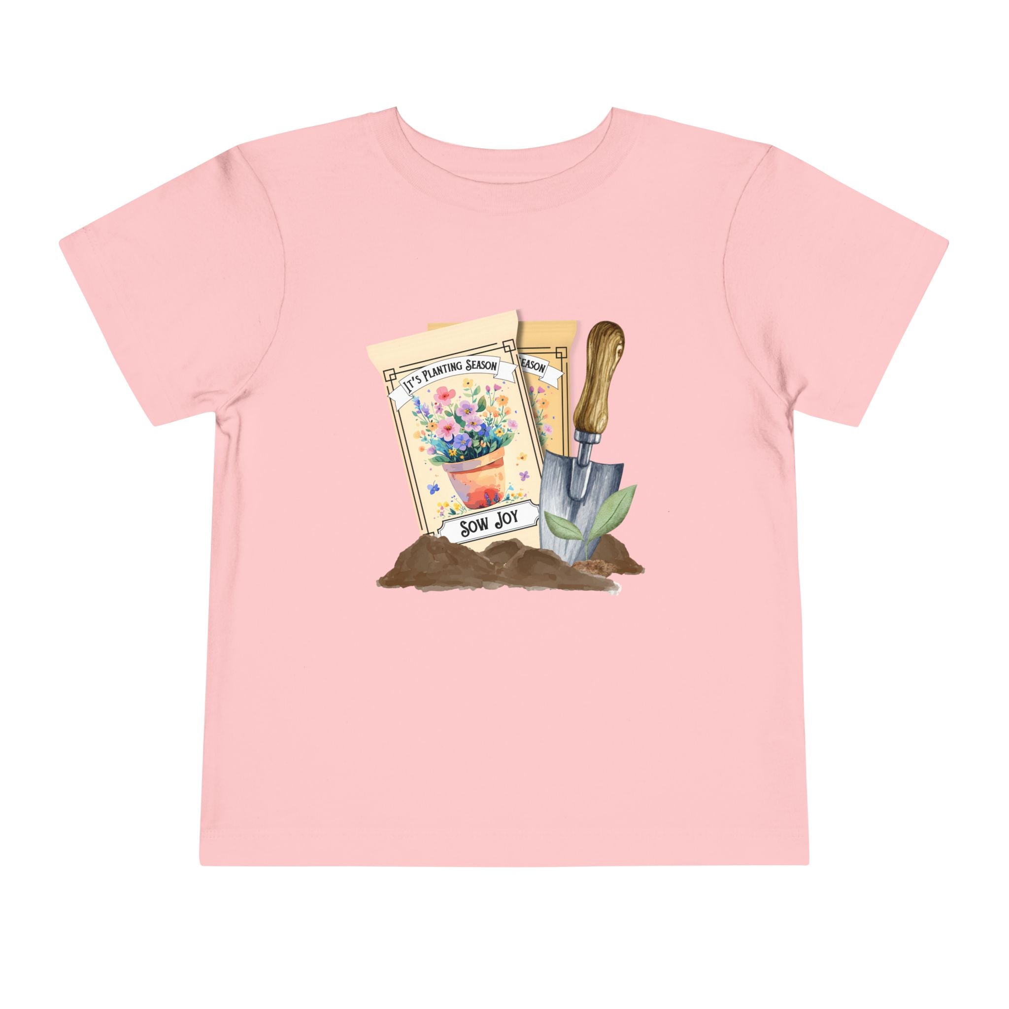Toddler "Sow Joy" Seed Packet Short Sleeve Tee