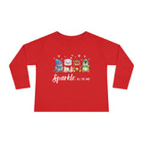"Sparkle All The Way" Toddler Long Sleeve Shirt