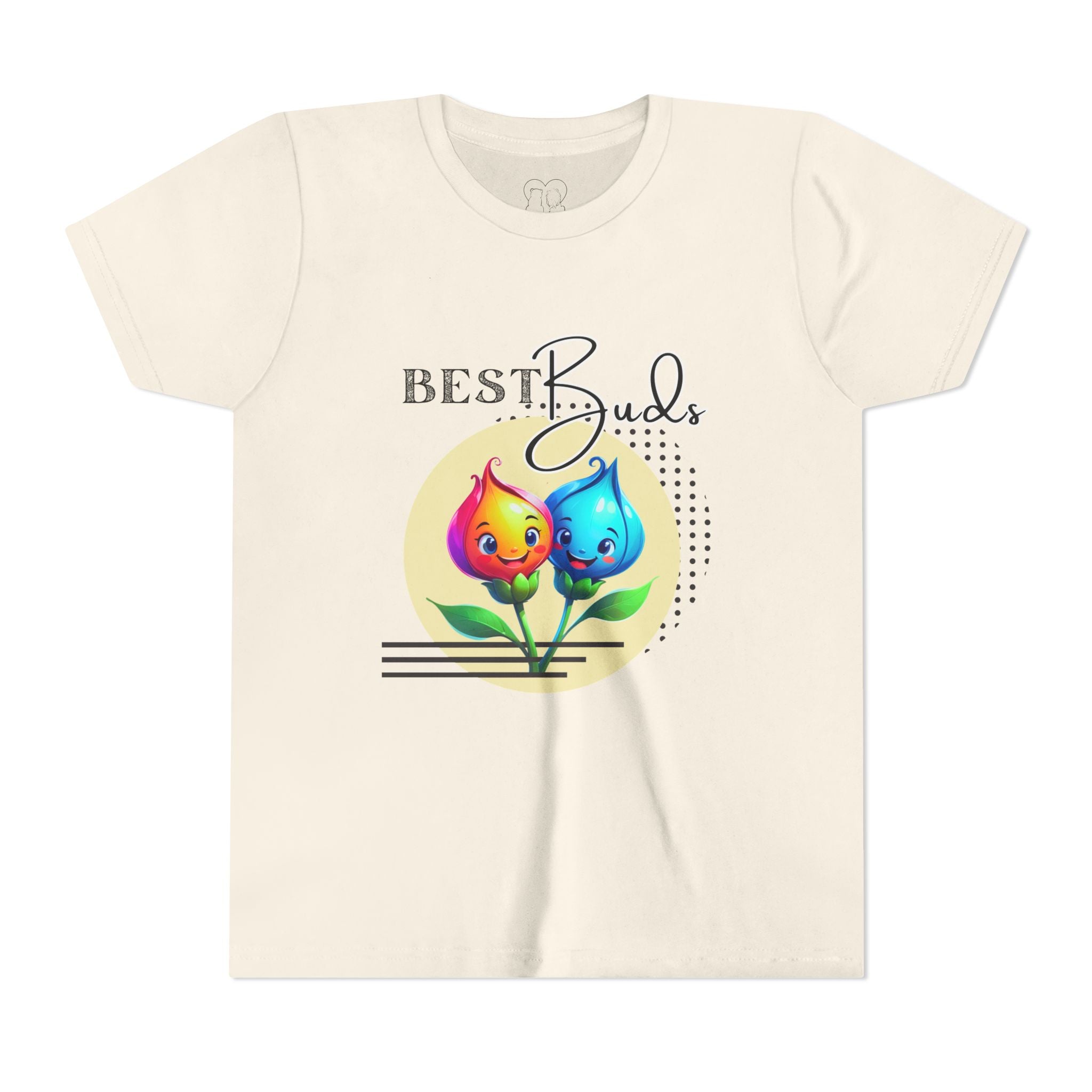 Kids "Best Buds" Deco Yellow Short Sleeve Tee