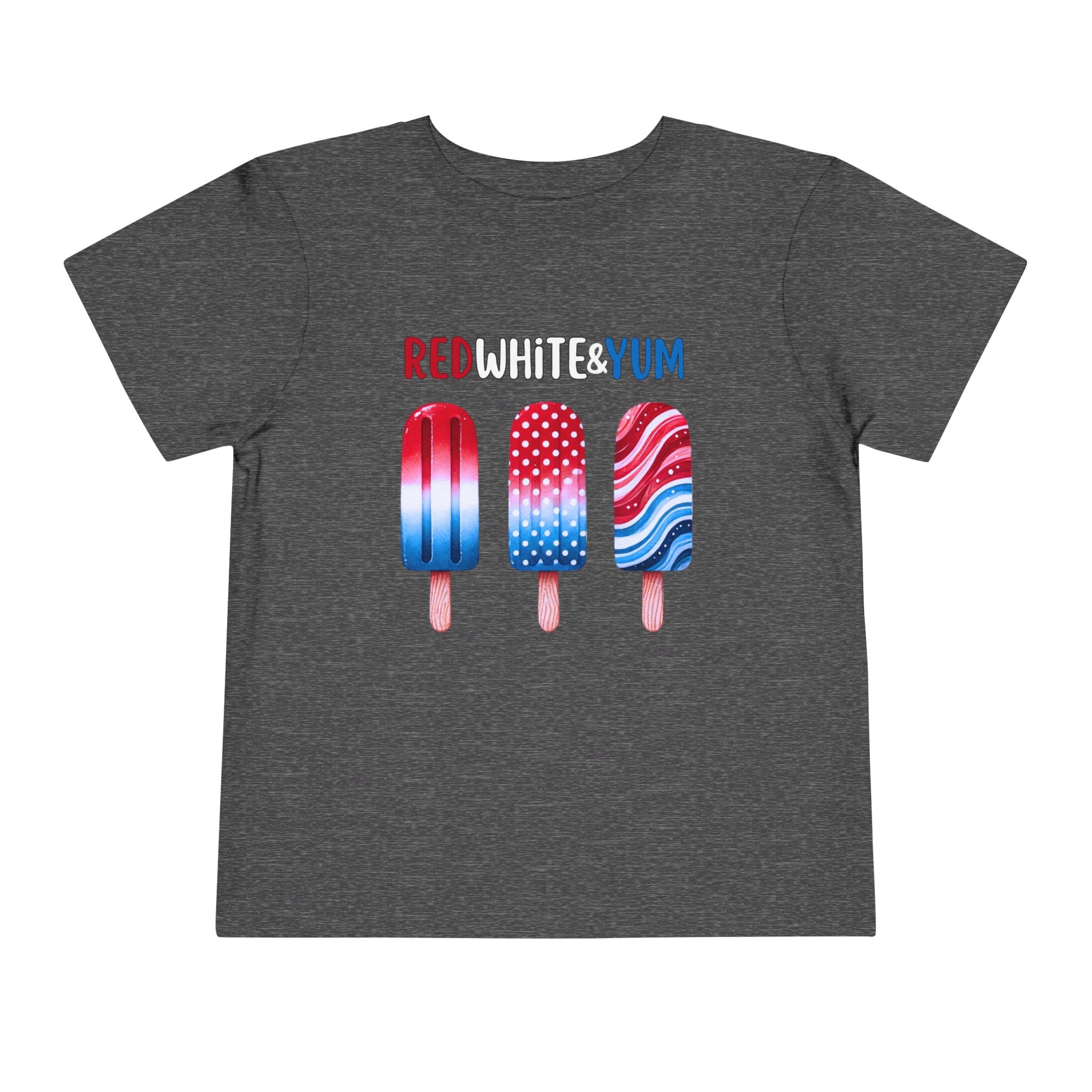 Toddler "Red White & Yum" Short Sleeve Tee