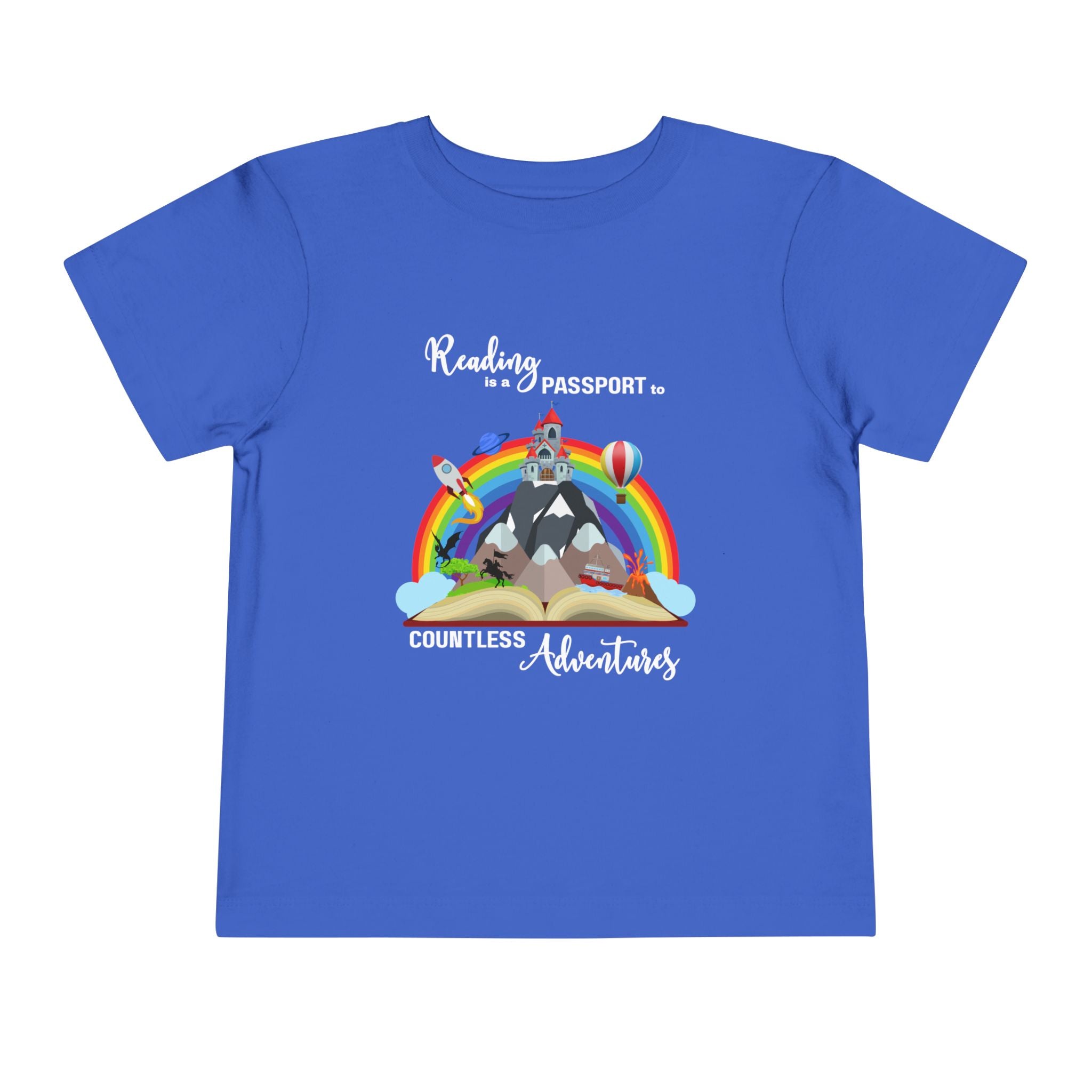 Toddler "Reading is a Passport" Short Sleeve Tee