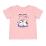 Toddler "Toil & Trouble" Sister Sibling Short Sleeve Tee