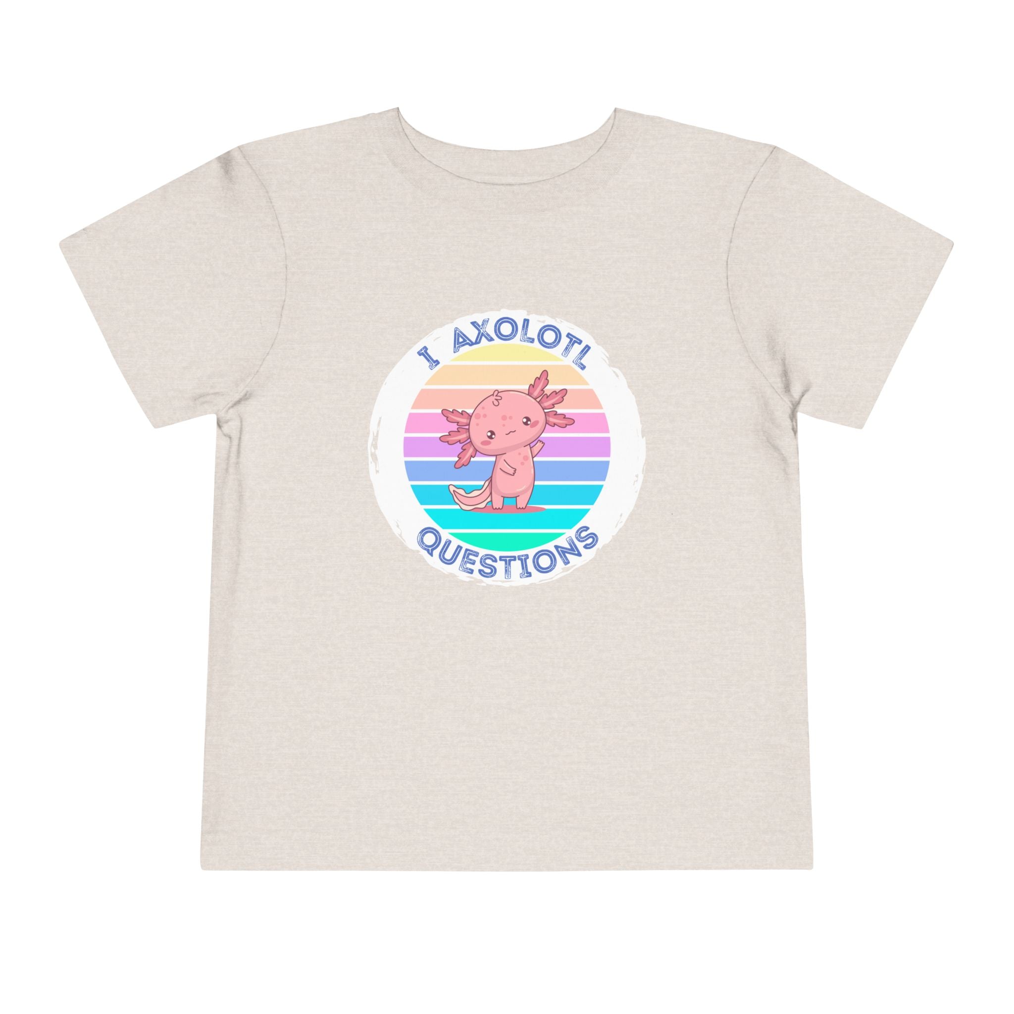 "Axolotl Questions" Toddler Short Sleeve Tee