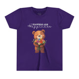 Kids "Flowers are Happiness" URSA Short Sleeve Tee