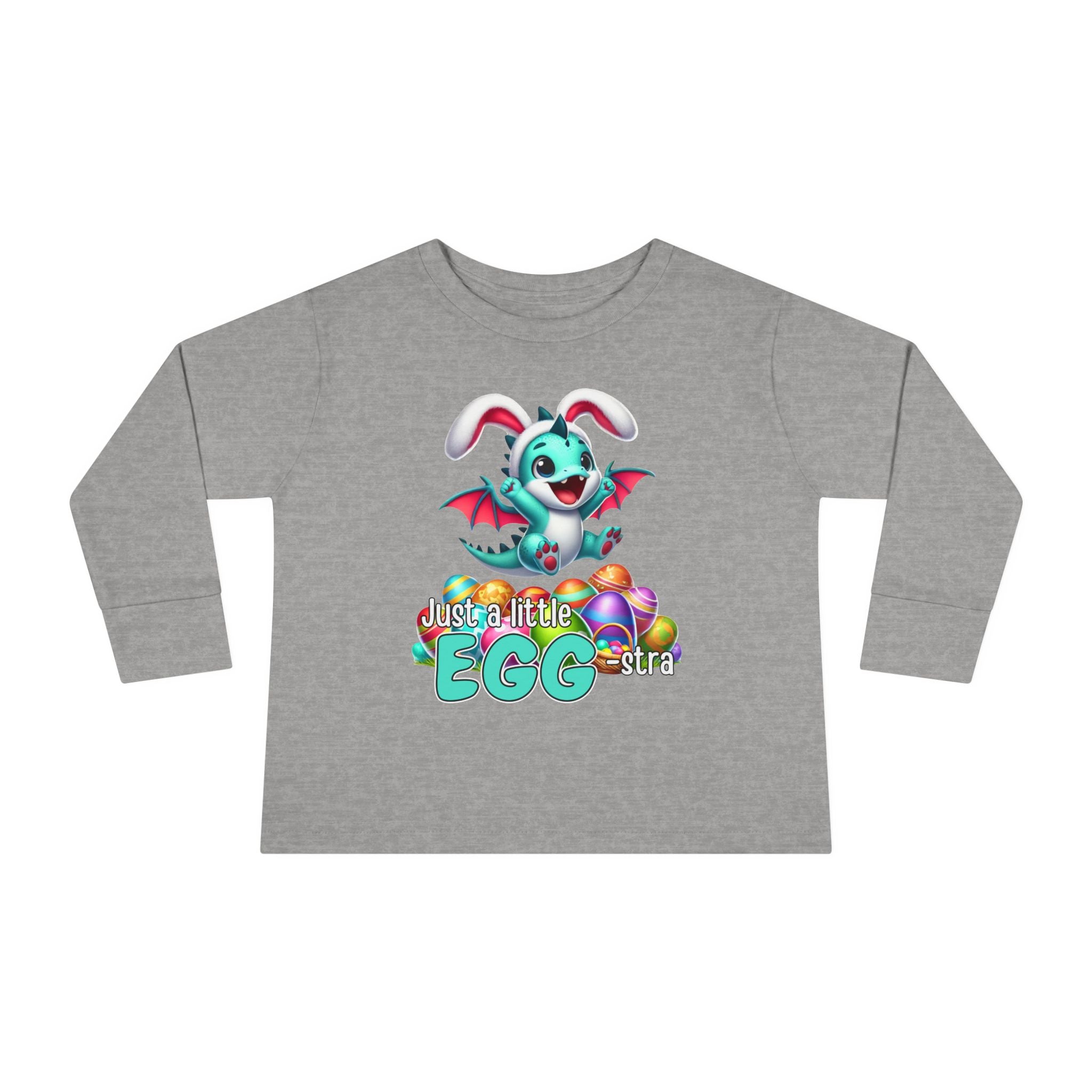 Toddler "Egg-stra" Long Sleeve Tee