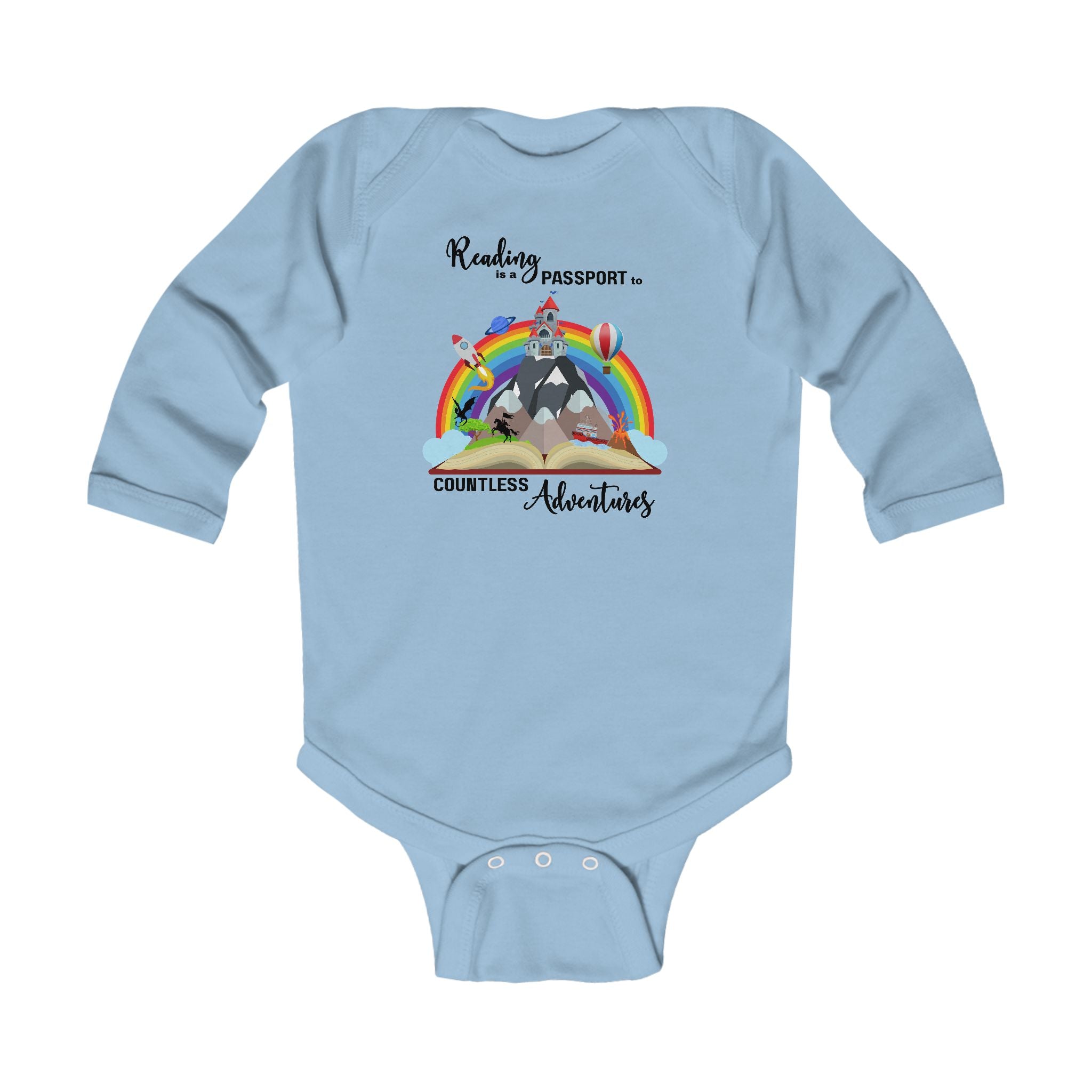 Baby "Reading" Long Sleeve Bodysuit