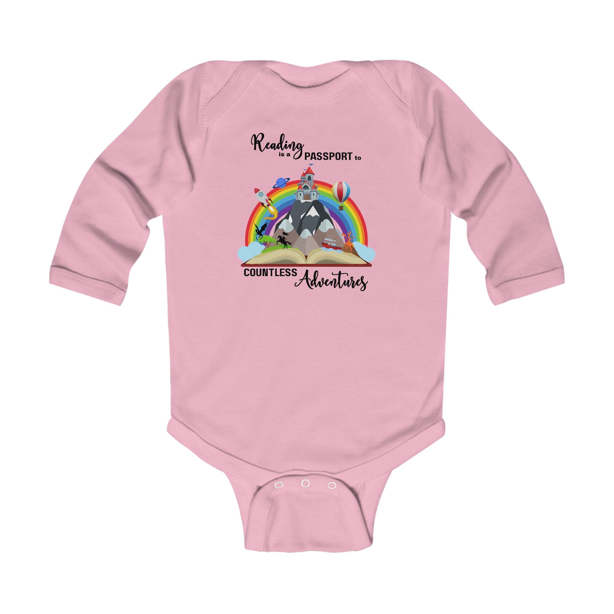 Baby "Reading" Long Sleeve Bodysuit