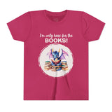 Kids "Here for the Books" Short Sleeve Tee