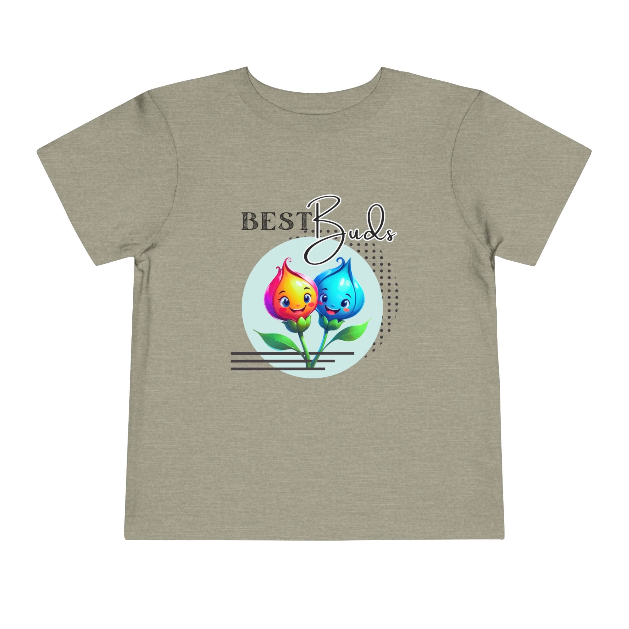 Toddler "Best Buds" Deco Green Short Sleeve Tee