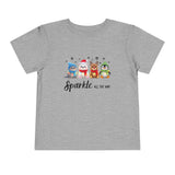 "Sparkle all the Way" Toddler Short Sleeve Tee