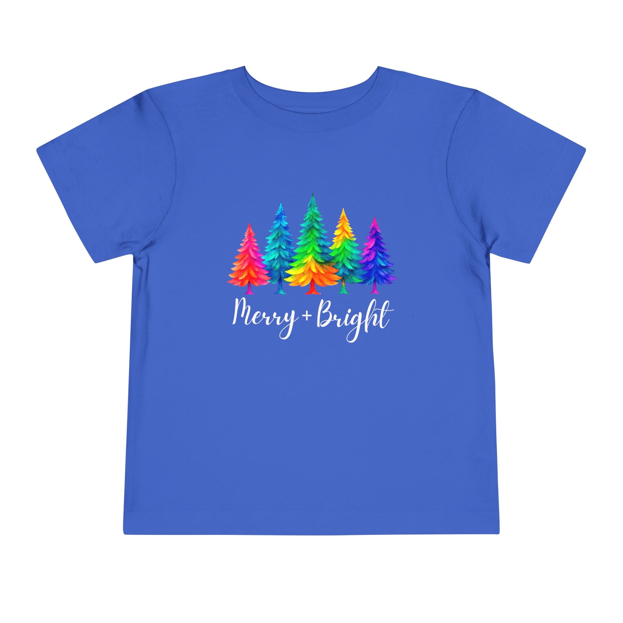 Sassy "Merry + Bright" Toddler Short Sleeve Tee