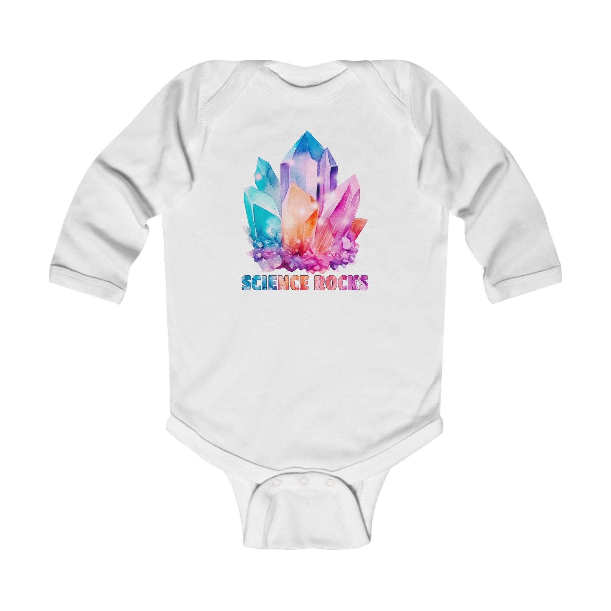 Baby "Science Rocks" Long Sleeve Bodysuit