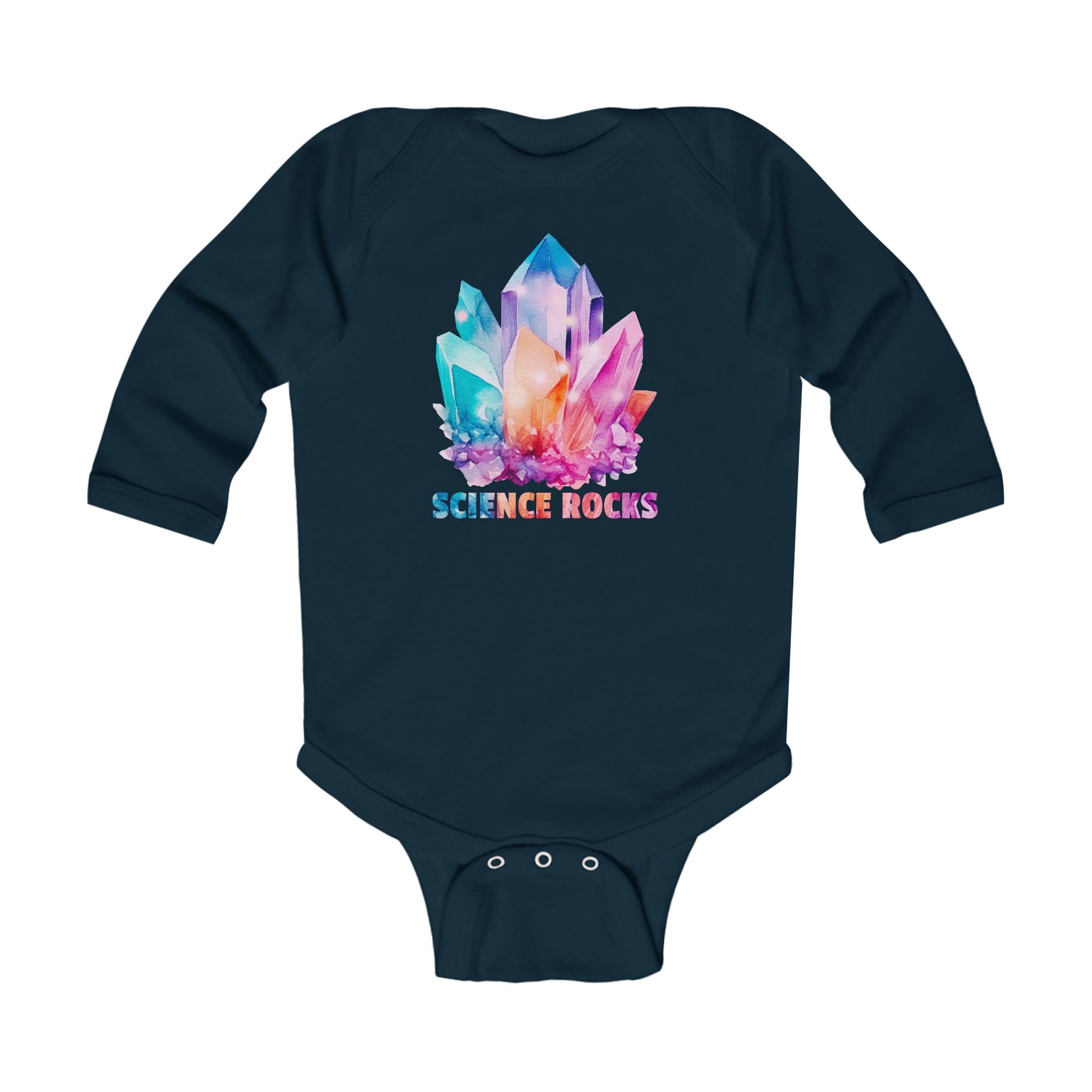 Baby "Science Rocks" Long Sleeve Bodysuit