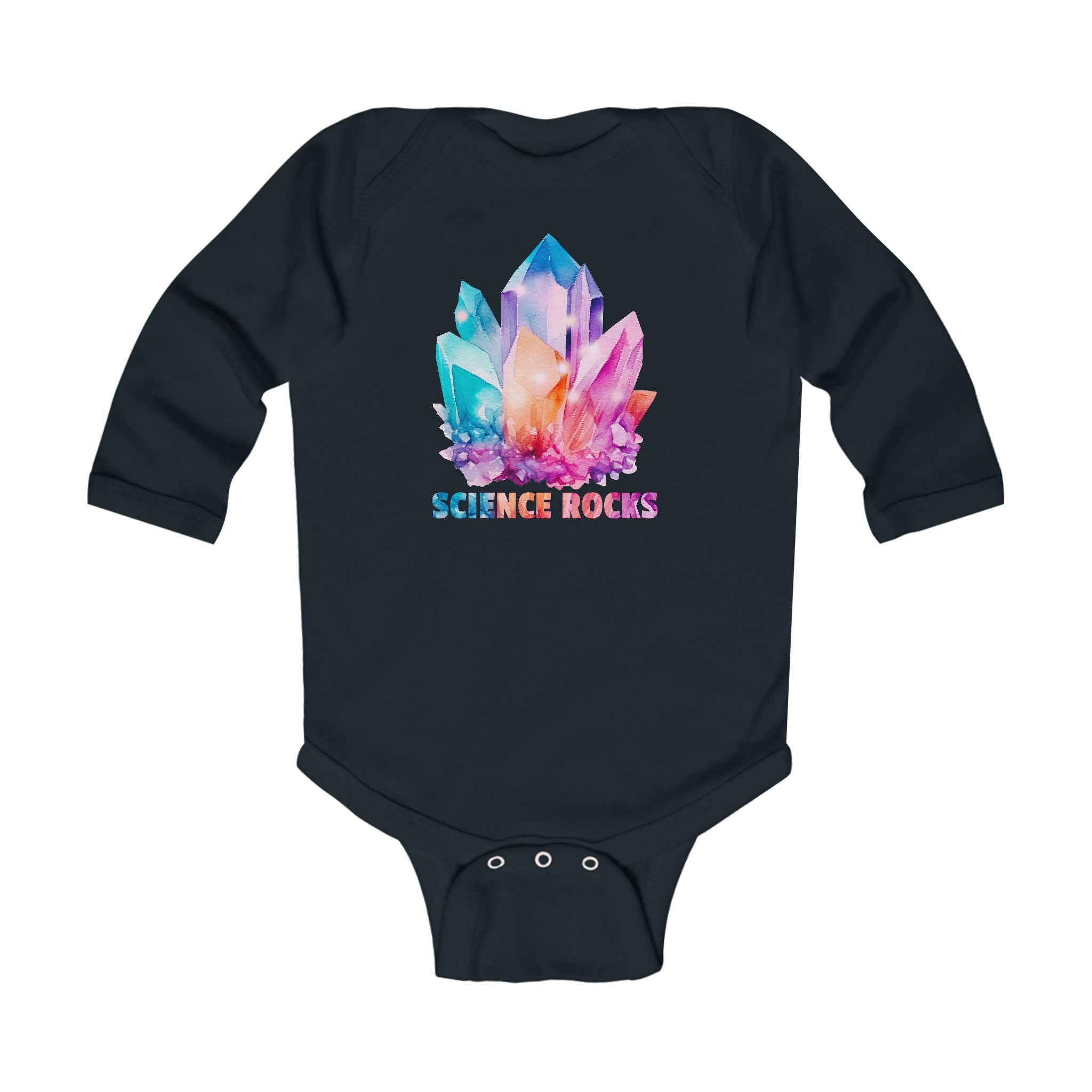 Baby "Science Rocks" Long Sleeve Bodysuit